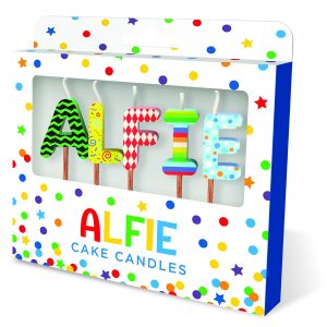 Cake Candles: Names Alfie