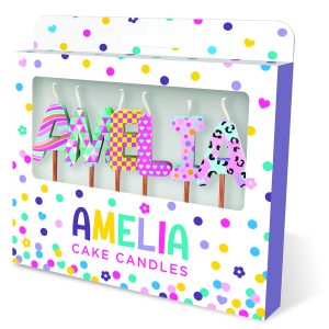 Cake Candles: Names Amelia