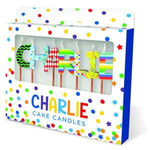 Cake Candles: Names Charlie
