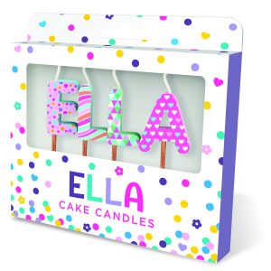 Cake Candles: Names Ella