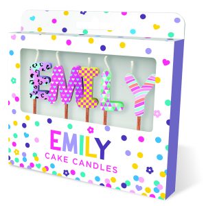 Cake Candles: Names Emily