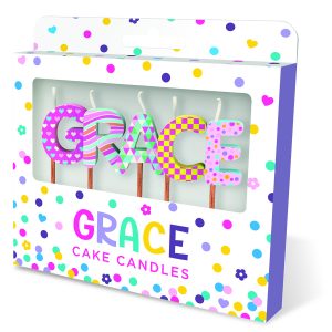 Cake Candles: Names Grace
