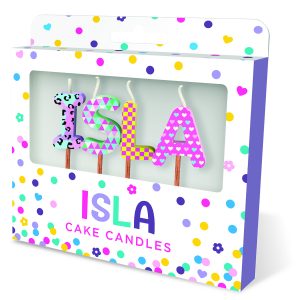 Cake Candles: Names Isla
