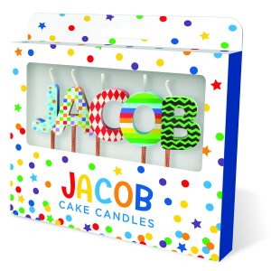 Cake Candles: Names Jacob