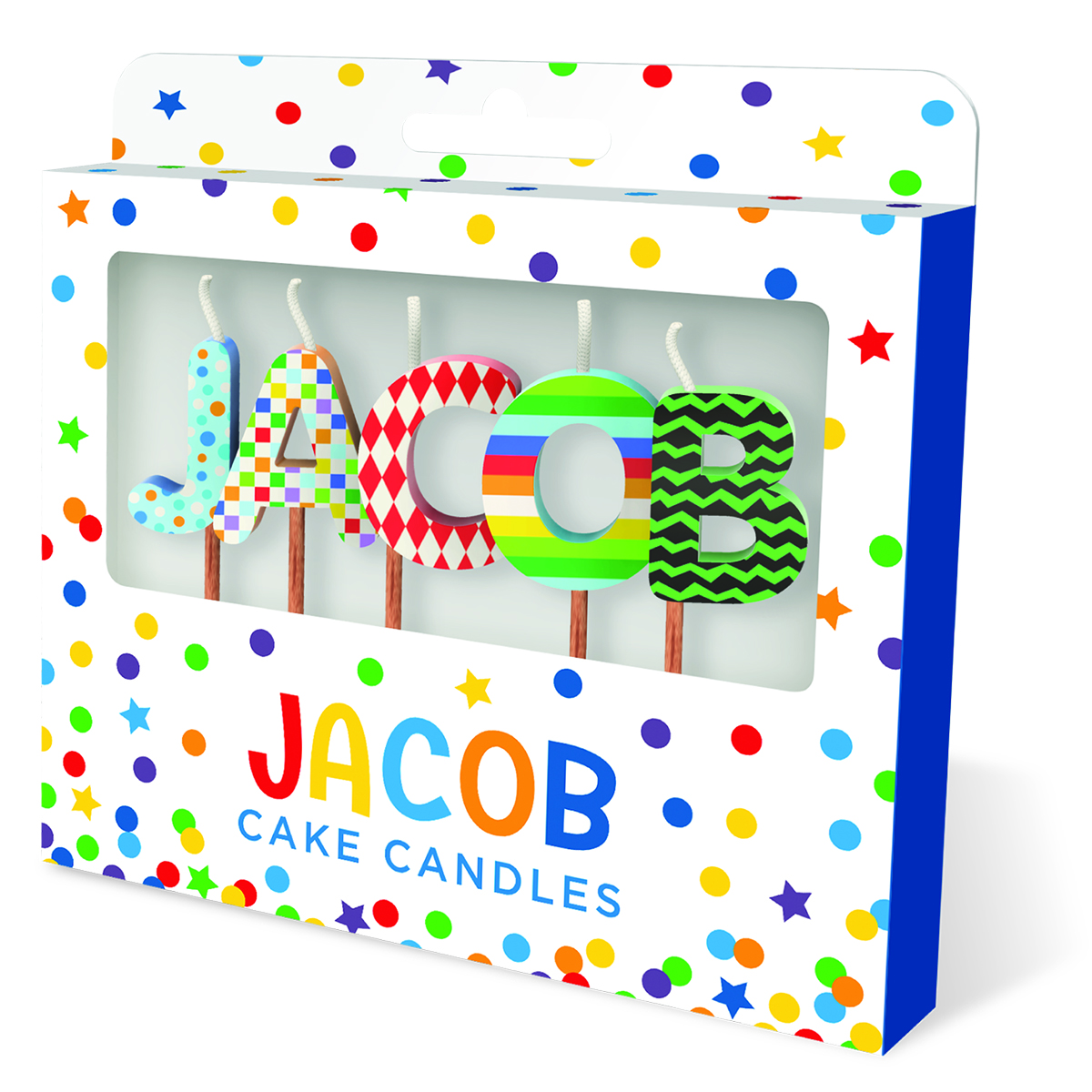Cake Candles: Names Jacob