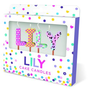 Cake Candles: Names Lily