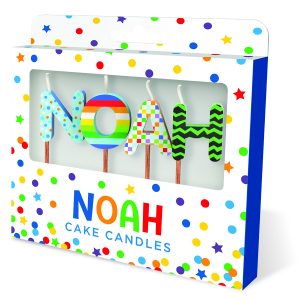 Cake Candles: Names Noah