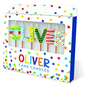 Cake Candles: Names Oliver