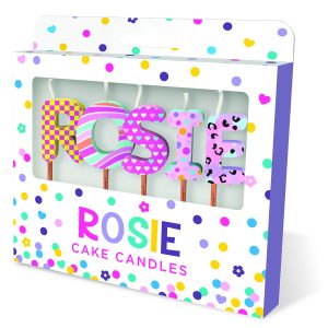 Cake Candles: Names Rosie