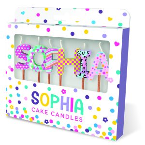 Cake Candles: Names Sophia