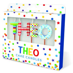 Cake Candles: Names Theo